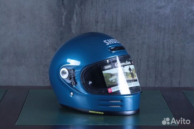 Шлем Shoei Glamster синий глянцевый