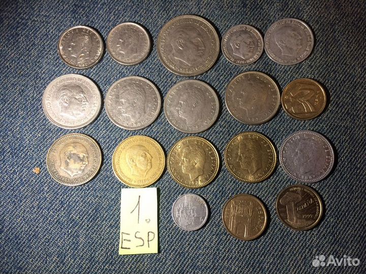 Набор монет Испании