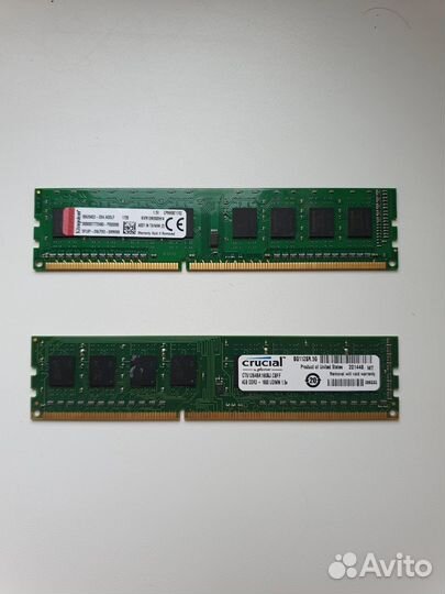 Оперативная память DDR3 2x4Gb