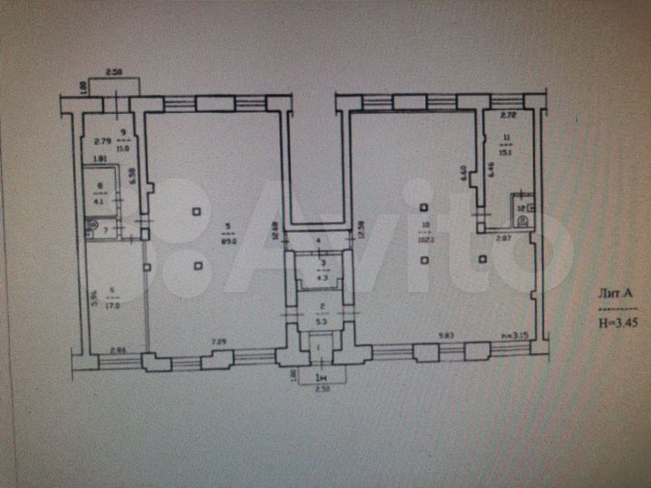 Свободного назначения, 125 м²