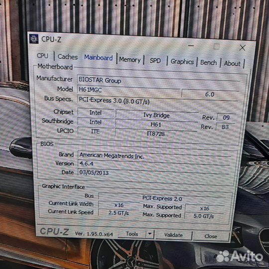 I3 3225 +Biostar H61MGC Ver. 6.6
