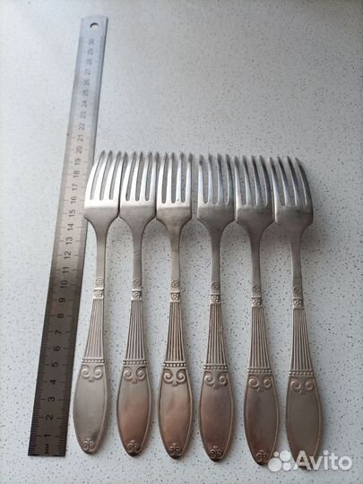 Вилки, ложки, мельхиор СССР