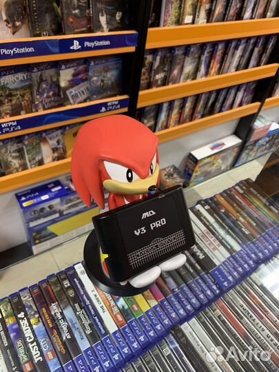 Картридж Sega со слотом под карту памяти