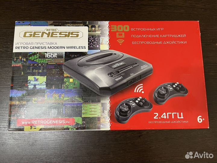 Retro Genesis 16 Bit Modern Wireless + 300 игр