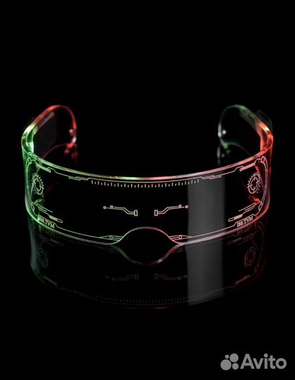 Очки неоновые Киберпанк