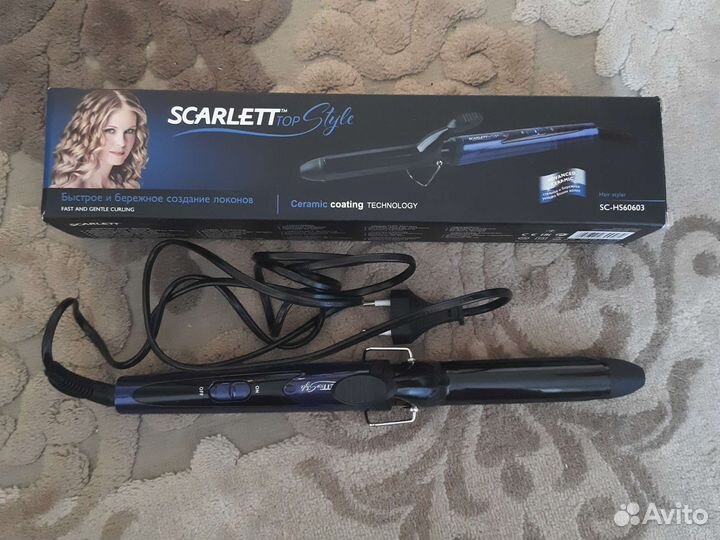 Плойка щипцы для завивки локонов новые. В подарок