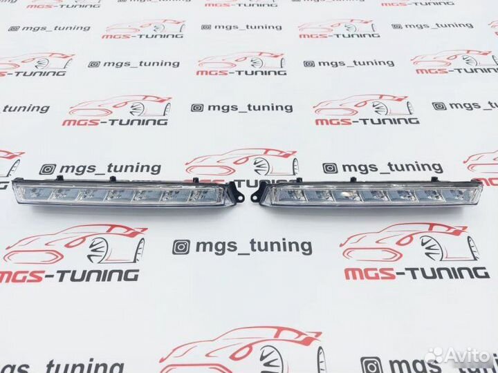 Дхо в передний бампер Mercedes GL-Class X166 AMG