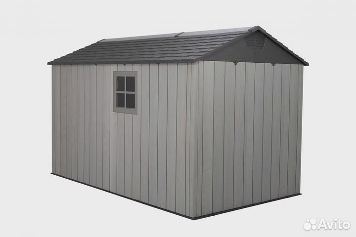 Сарай пластиковый WoodLook 7*12