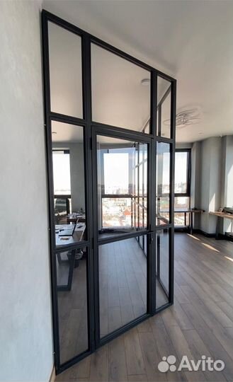 Перегородка из профиля под ключ