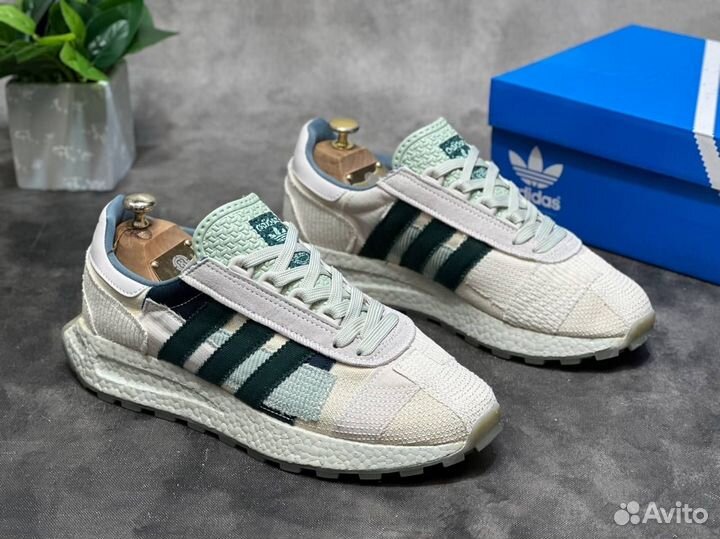 Adidas retropy E5 сер-зеленые разм. 44