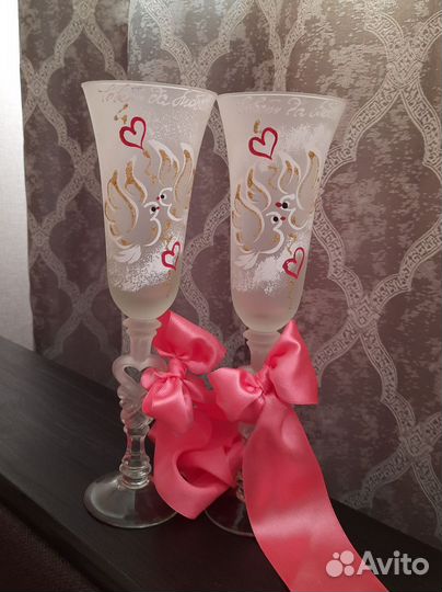 Свадебные бокалы