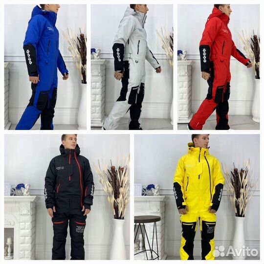 Зимний мужской комбинезон, лыжный, для сноуборда