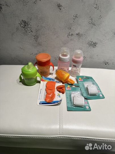 Бутылочки,поильники,ниблер-Avent,Chico