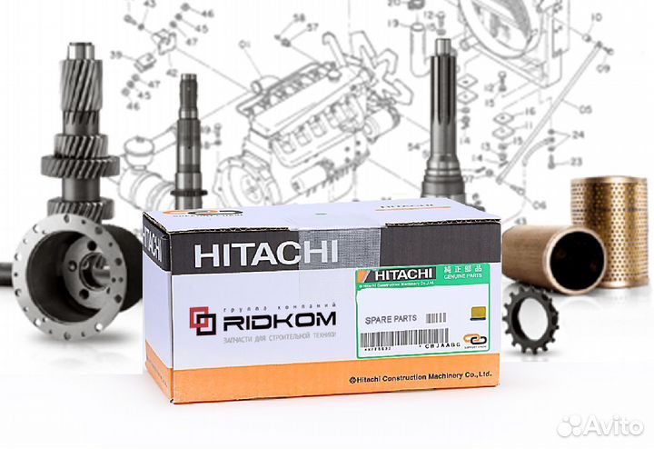 Комплект уплотнений гидроцилиндр рукояти hitachi z