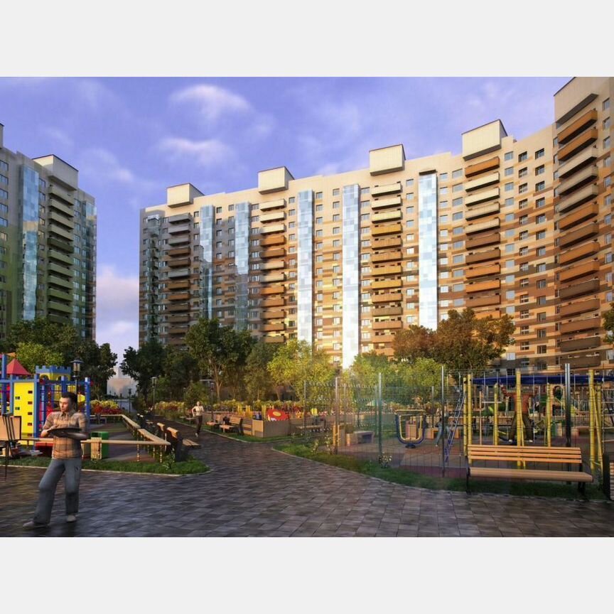 1-к. квартира, 43,1 м², 13/17 эт.