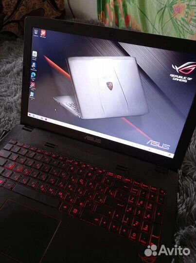 Игровой ноутбук asus GL552V