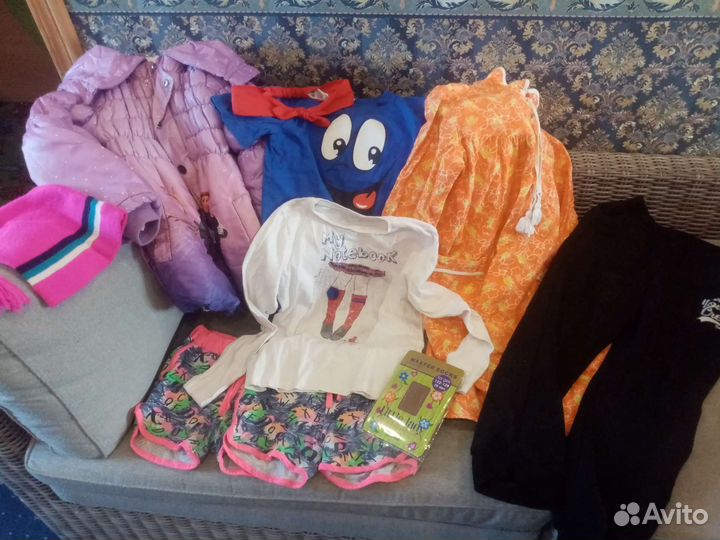 Пакет вещей на девочку 7-8 лет #1