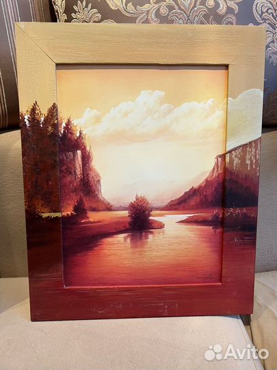 Модульная картина. Размер каждой рамы 51,5*41,5