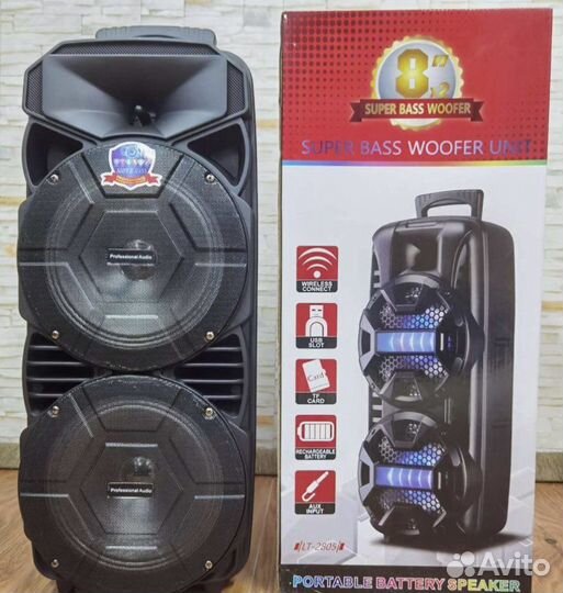 Колонка мощный звук бомба