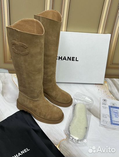 Сапоги демисезонные Chanel 