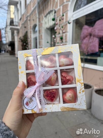 Конфеты на 14 февраля ручной работы