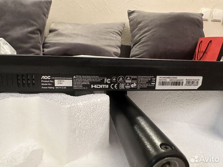Монитор aoc 27B1H