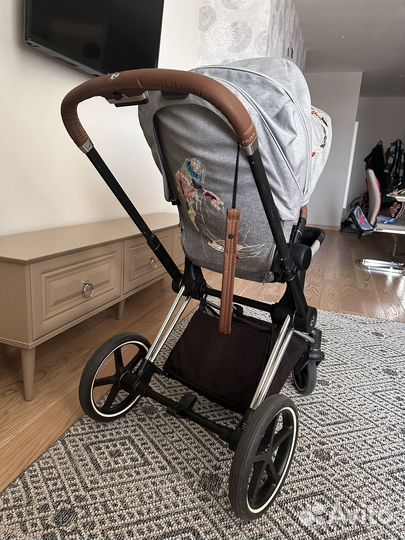 Люлька с прогулочной коляской Cybex priam III