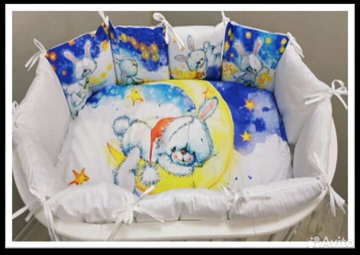 Комплект в кроватку Детские истории, сатин