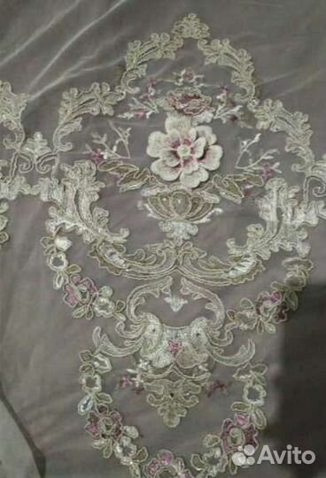 Портьеры и тюль 3D, бархат дубай