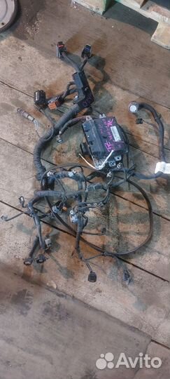 Подкапотная коса с эбу nissan mr20de