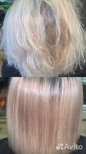 Кератиновое выпрямление