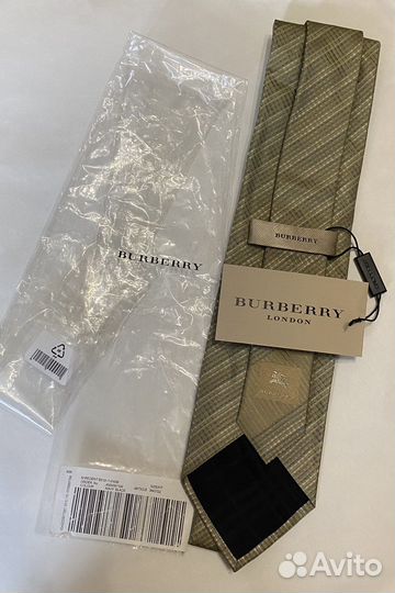Новый шелковый галстук burberry