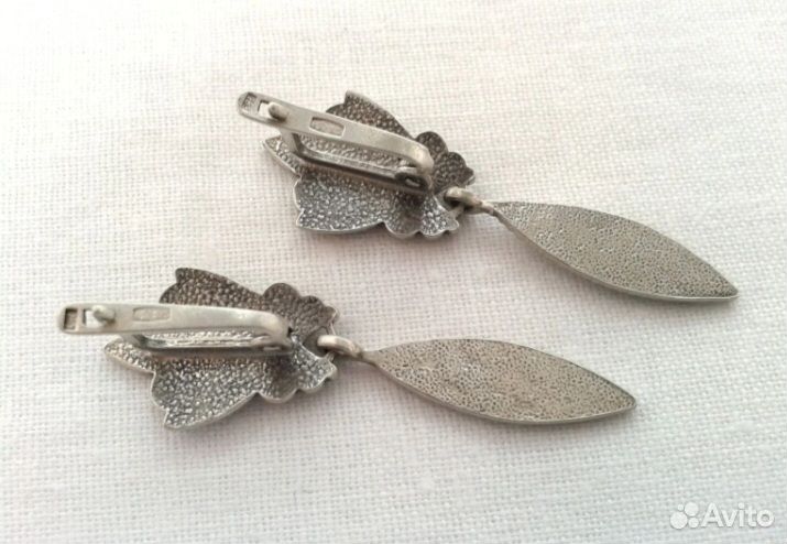 Серьги серебро 925