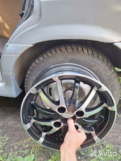 Литье r13 4x98 +летняя резина