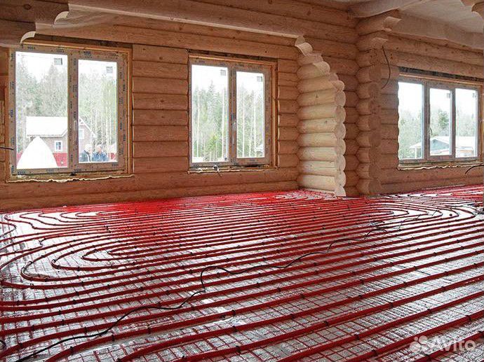 Монтаж водяного теплого пола