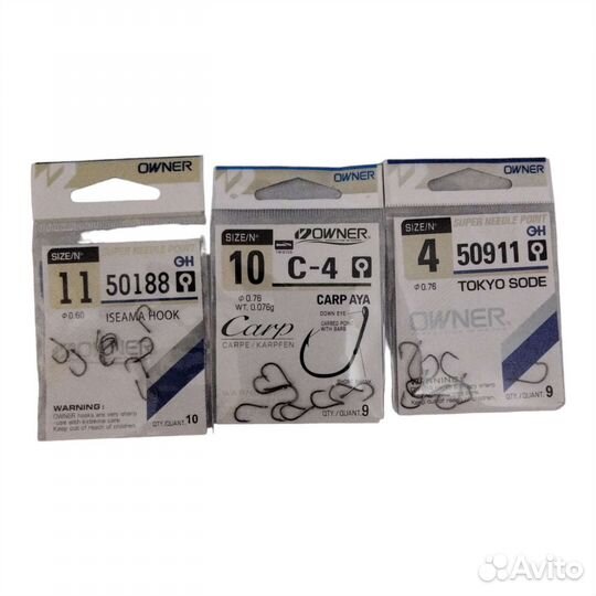 Крючки рыболовный