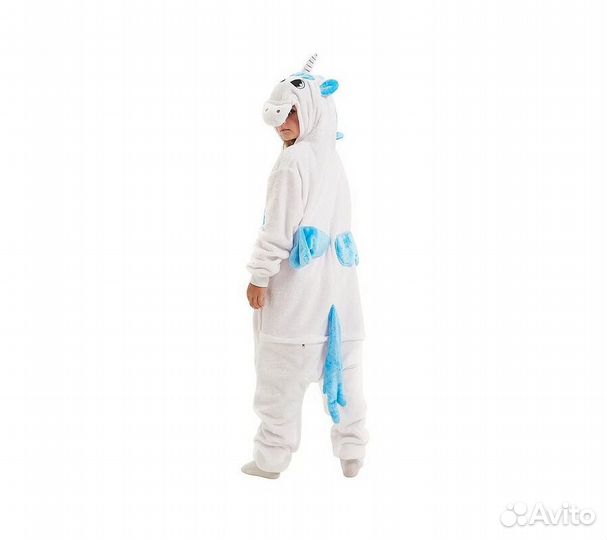 Кигуруми для детей Funfur Единорог Голубой XS
