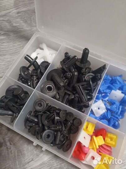 Мини набор клипс чпок авто 150 шт