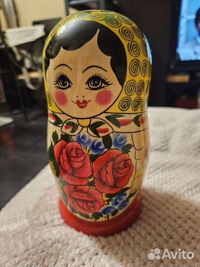 Матрешка Хохолома Семеновская 8 кукол