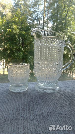 Кувшин, стаканы Прага 70г автор Адольф Матура