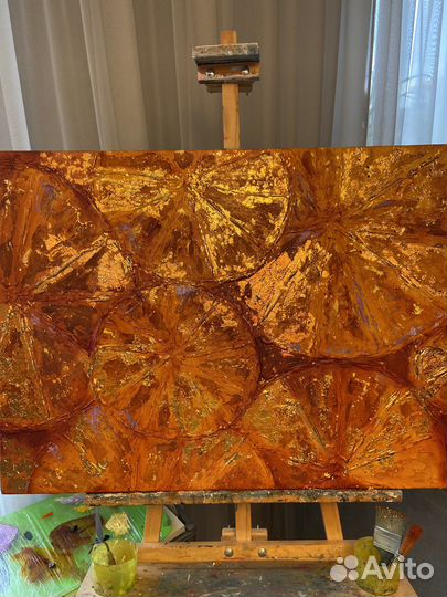 Интерьерная картина Золотые Апельсины