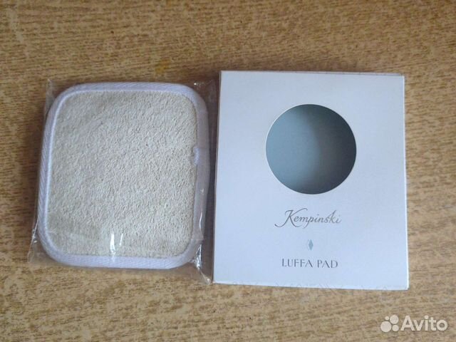 Массажная губка для тела из люффы