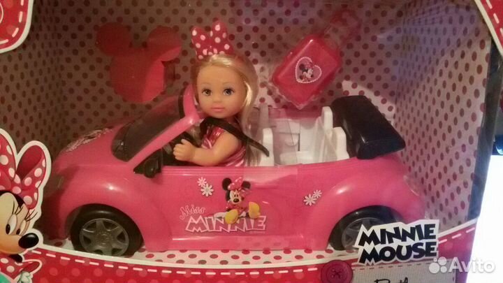 Машинка Минни с куклой Evi love