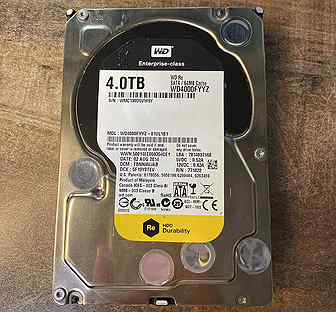 Жесткий диск 3,5 WD Black 4Tb