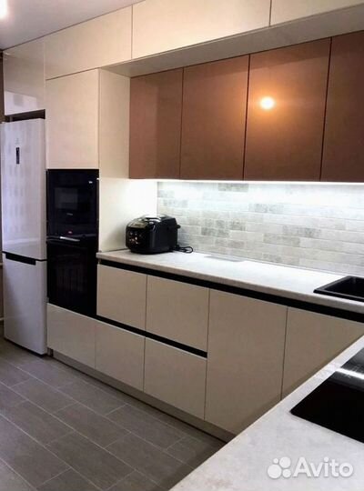 Современная кухня на заказ мдф фасады