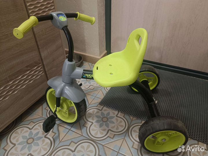 Детский велосипед nika, трёхколёсный