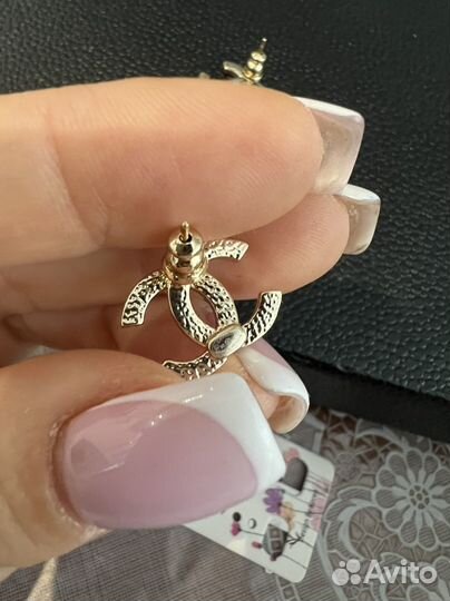 Серьги оригинал Chanel
