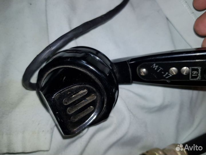 Бакелитовая телефонная трубка мт-17 СССР