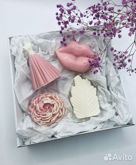 Набор свечей в стиле Барби