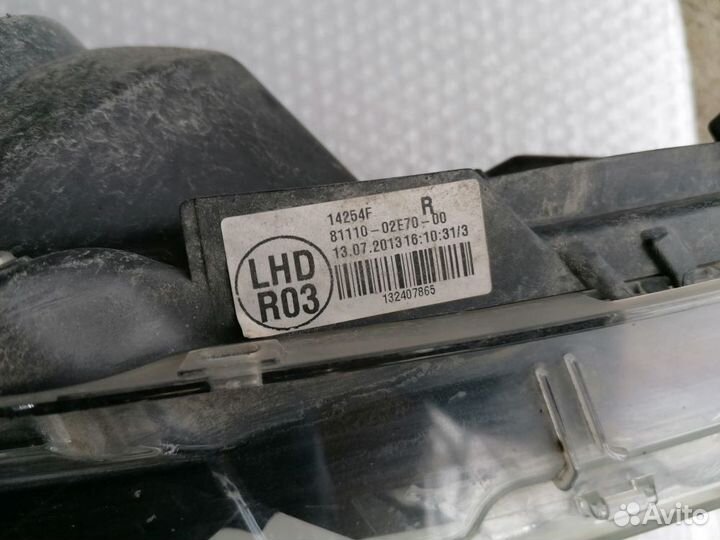 Фара правая Toyota Corolla E180